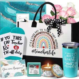 Best Teacher Christmas Appreciation Gifts for Women, End of Year Teacher Gifts f